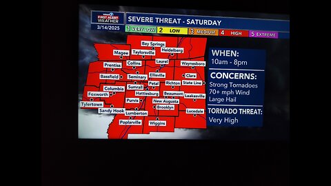 Storms are here 3/15/25