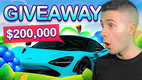 GIVING AWAY A $200,000 MCLAREN?!