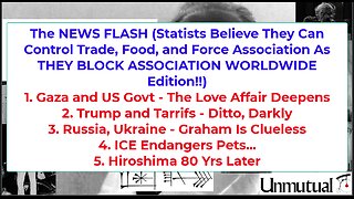 Liberty Conspiracy LIVE 8-5-25 FEMA-Israel Love Rumor, Tariff Terror Expands, Hiroshima