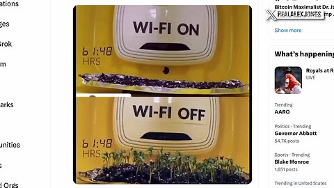 See Total Video Proof That 5G / WIFI Kills Plants Animals And Humans