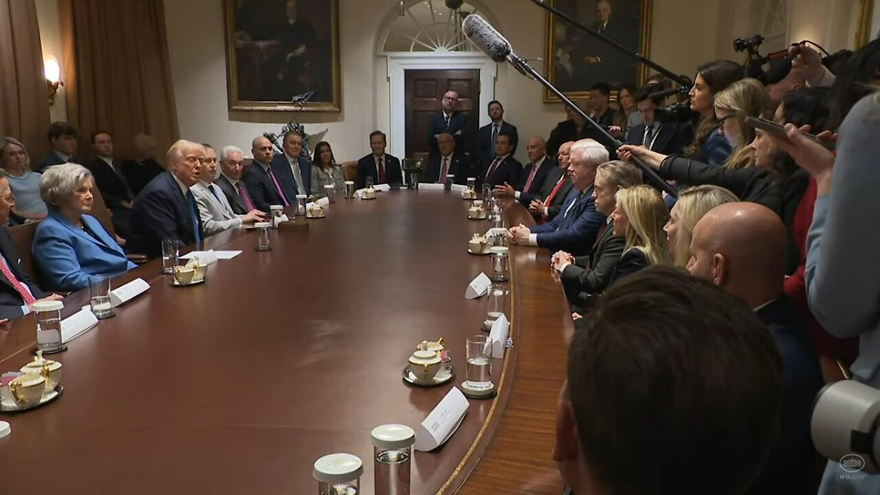Trump & Waltz explain SIGNAL text snafu about leaked "war plans" - March 25, 2025