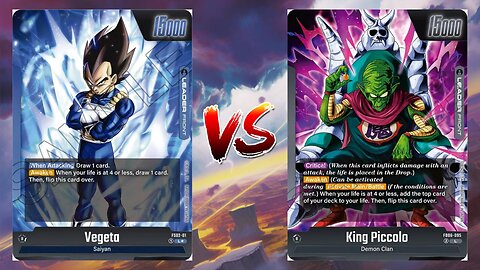 Dragonball Fusion World Online Vegeta VS King Piccolo!!