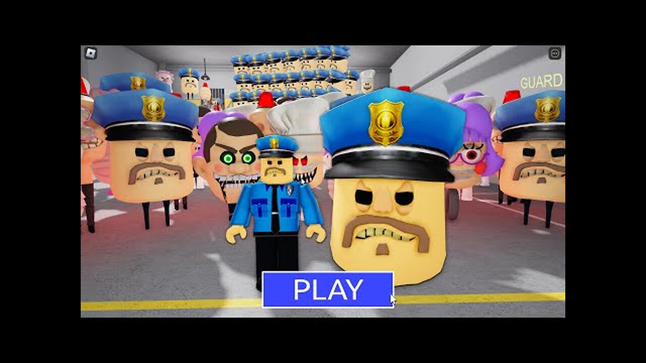 Escaping from a EVERYONE BARRY'S HEAD PRISON RUN! And BECAME a BARRY COP