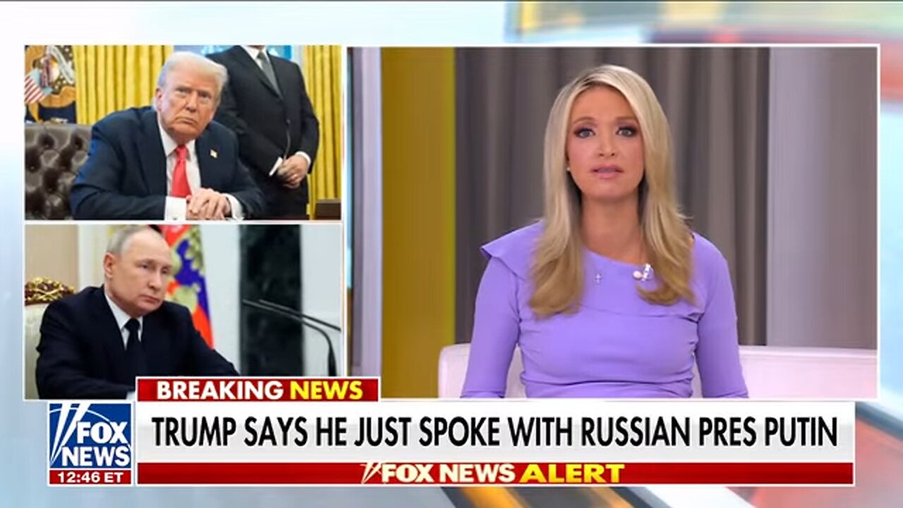 BREAKING: Trump says peace is not 'immediate' after phone call with Putin