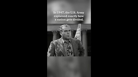 MUST WATCH: In 1947, the U.S. Army Released This PSA