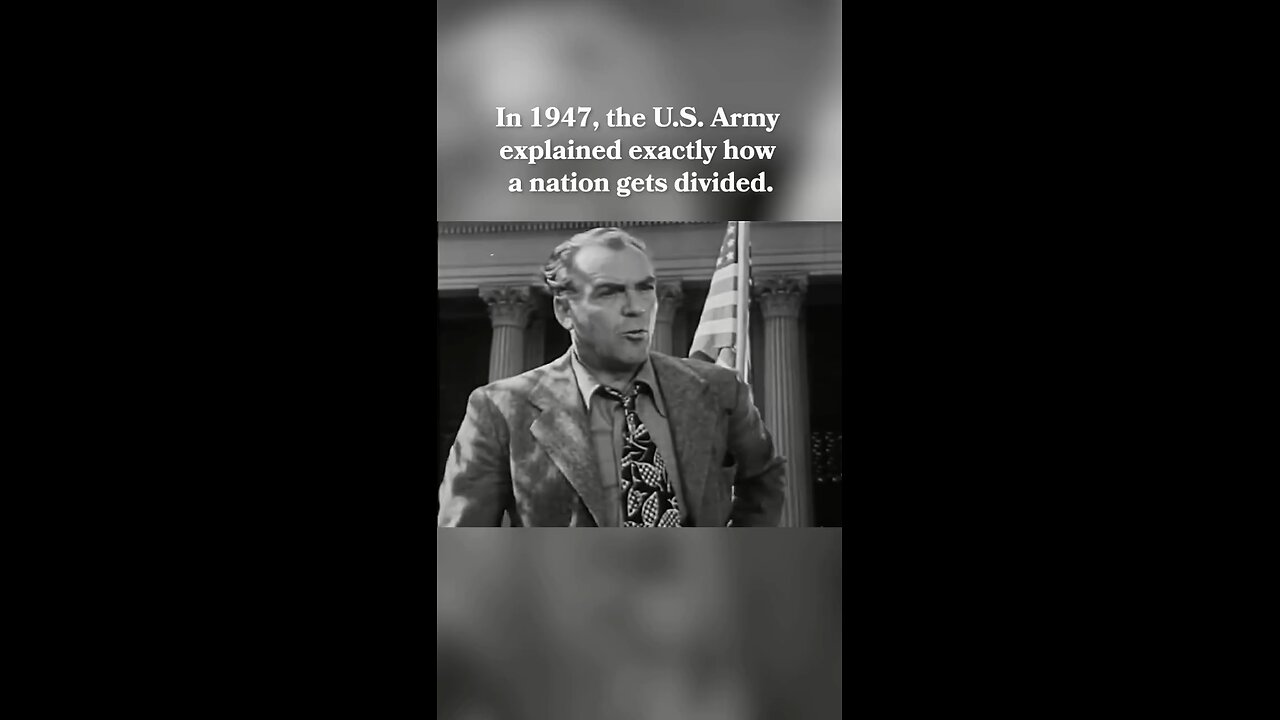MUST WATCH: In 1947, the U.S. Army Released This PSA