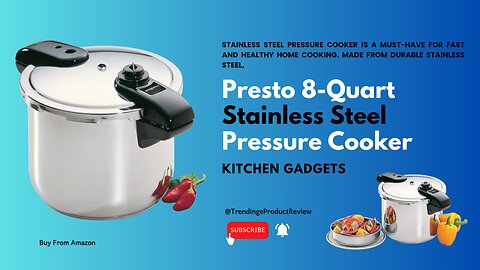 Presto 8-Quart Stainless Steel Pressure Cooker