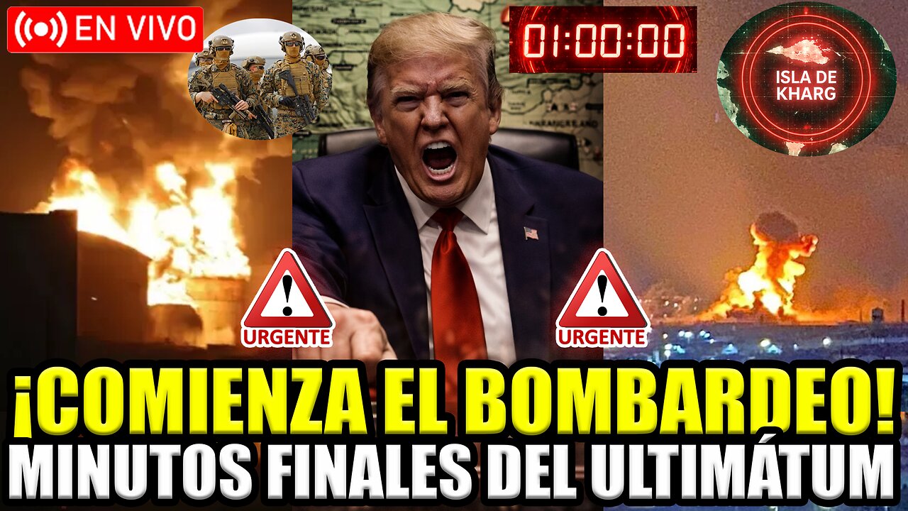 URGENTE BOMBARDEOS EN IRÁN EN VIVO