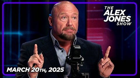 THE ALEX JONES SHOW - 3/20/2025: Federal Judge Clears Way For Infowars Closure, Ukraine Bombs Russian Nuke Base, Trump To Abolish The Department Of Education TODAY, Massive Underground City Discovered Under The Great Pyramid & MORE!