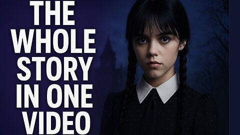 The whole story in one video Wednesday season 1 sci fi short film recap English Language