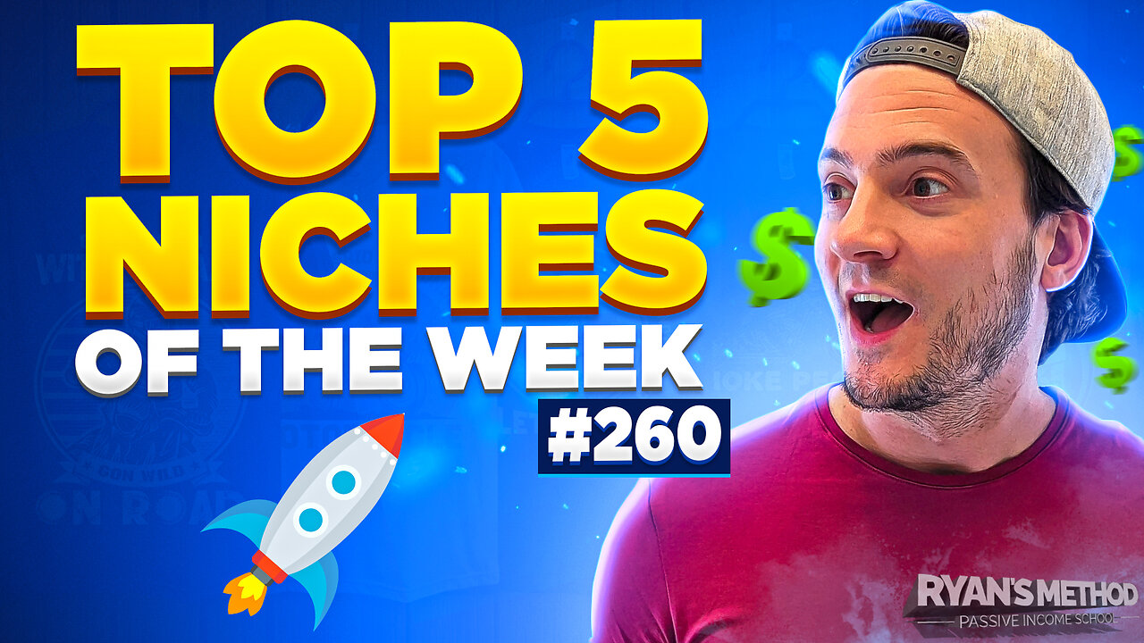TOP 5 NICHES 🔥 Print on Demand Niche Research # 260 — (5/18/2025)
