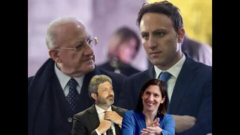 IL GOVERNATORE DE LUCA MOLLA L'OSSO IN CAMBIO DELLA SEGRETERIA CAMPANA DEL PD PER IL FIGLIO....