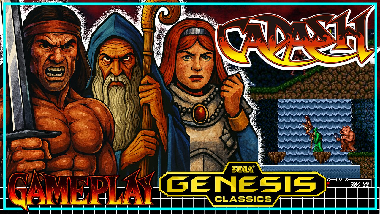 🎮 Cadash - SEGA GENESIS Warrior's Strength ⚔️🔥