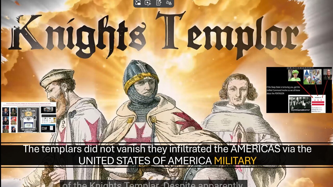 The templars did not vanish they infiltrated the AMERICAS via the UNITED STATES OF AMERICA MILITARY