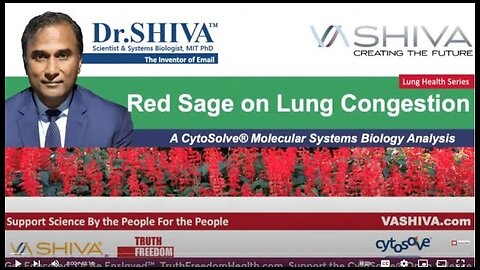 Dr.SHIVA™: Red Sage on Lung Congestion @CytoSolve® Systems Analysis (3/23)