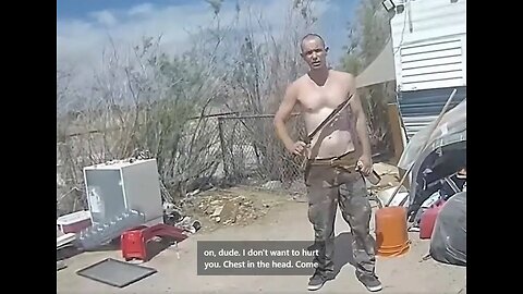 Bodycam shows the moments before a Nye County deputy fatally shoots a man wielding a machete
