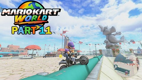 Mario Kart World (Blind) Part 11 ~ It's the GameCube Track, But It's Jurassic Park Now.