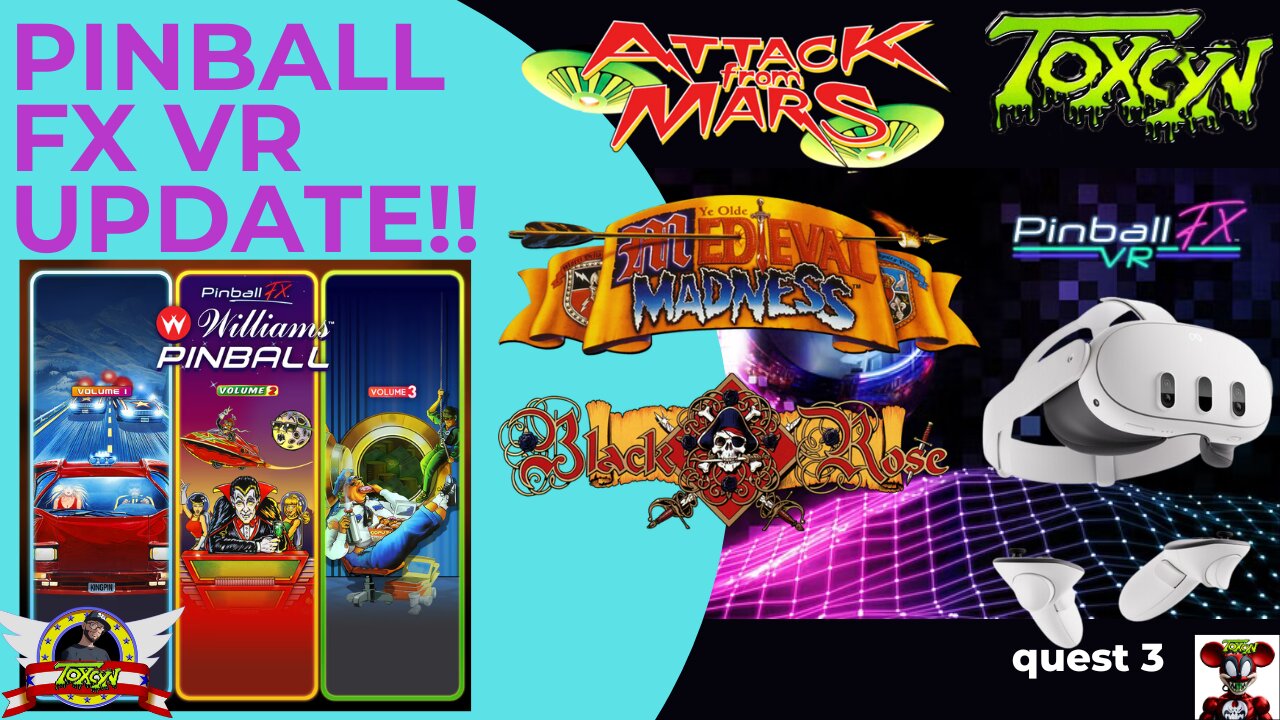 PINBALL FX VR Williams Pinball Collection HUGE UPDATE!! gameplay