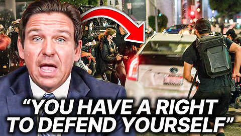 Ron DeSantis Doesn't Hold Back When Asked THIS About "Protesters"