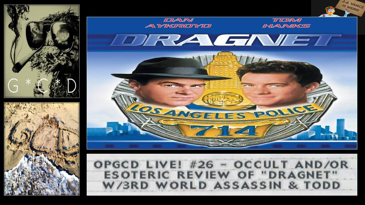 OpGCD Live! #26 - An Occult and/or Esoteric Review of "Dragnet" - w/Clint & Todd