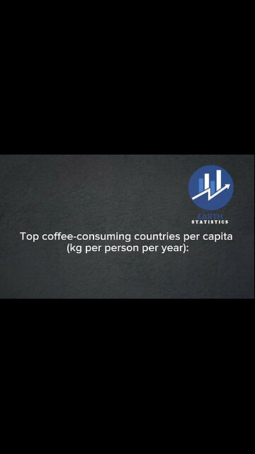 Top coffee-consuming countries per capita (kg per person per year)...