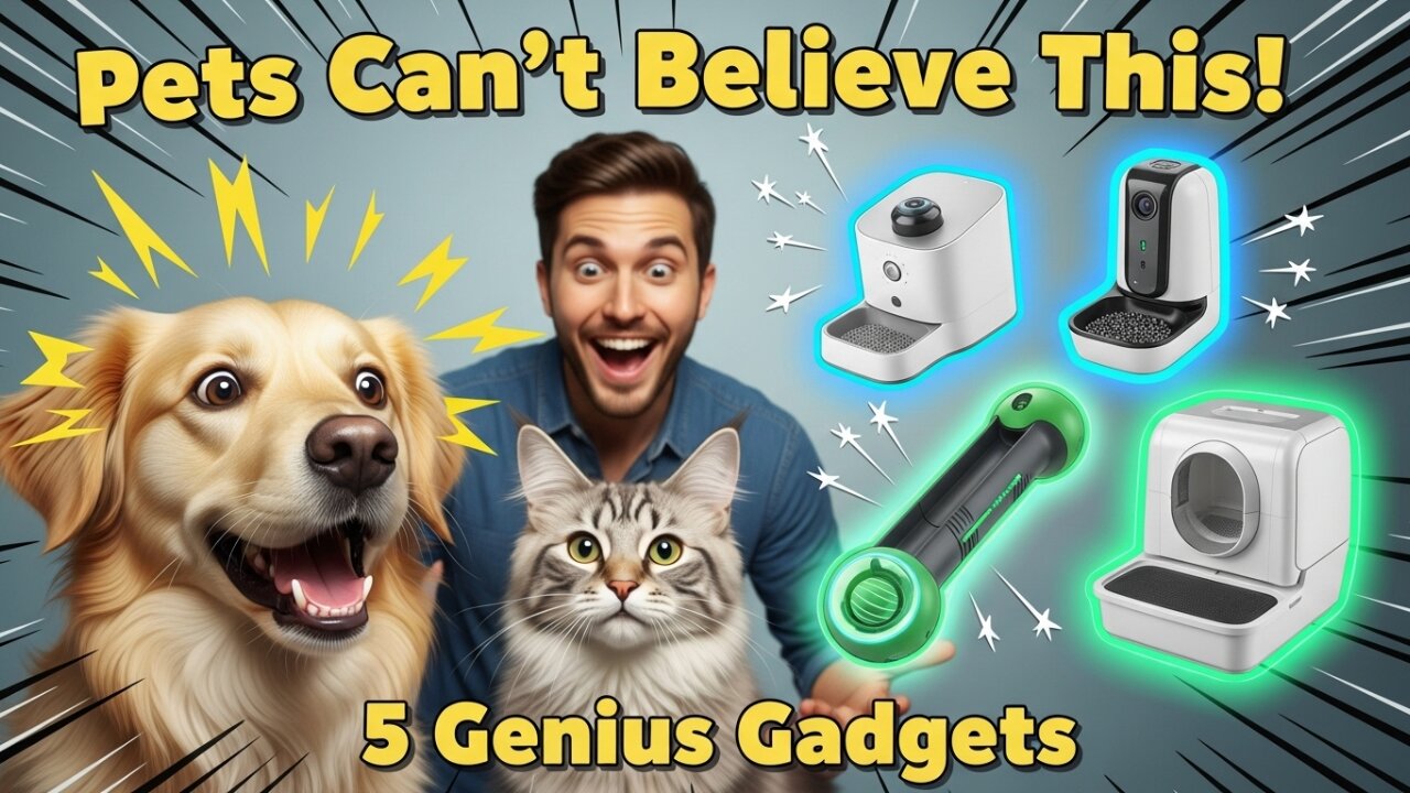 5 Genius Pet Gadgets on Amazon You Must Have