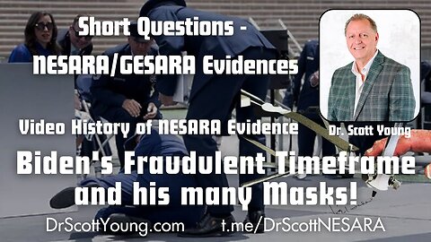 Video Evidence of NESARA: Biden's Fraudulent Timeframe and his many Masks