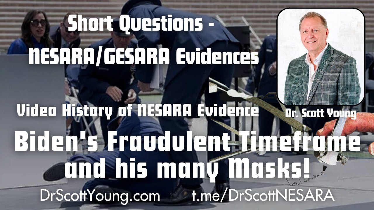 Video Evidence of NESARA: Biden's Fraudulent Timeframe and his many Masks