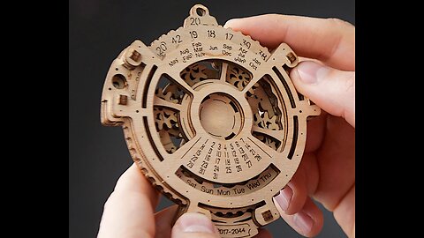 Your Gift Can Be This Special_ Mechanical 3D Puzzle + Date Navigator