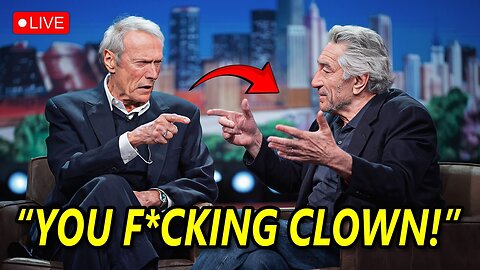 Robert De Niro Tried to Mock Clint Eastwood — But His Response Was Brutal!