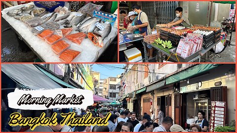 Trok Mor Morning Market - Soi Thesa - Bangkok Thailand 2025