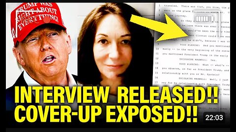 🚨Trump RELEASE of Ghislaine Interview INSTANTLY BACKFIRES
