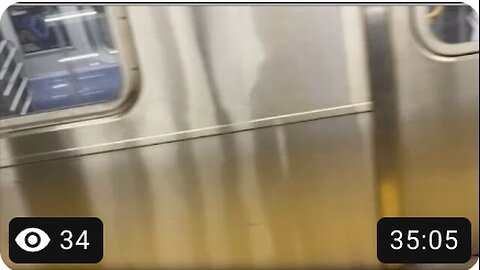 We Take a M Train MTA Subway And We Transfer to A 7 Train Subway