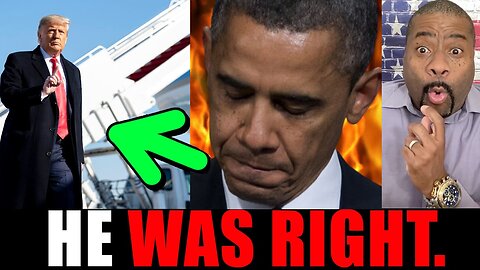 PRESIDENT TRUMP ISSUES SURPRISING STATEMENT. OBAMA NOW EXPOSED.