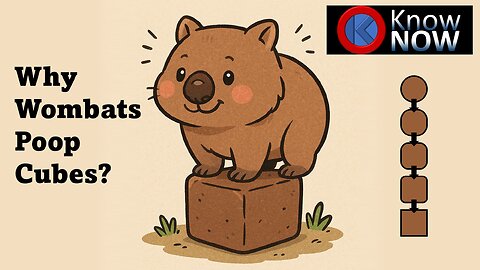 Why Wombats Poop Cubes?