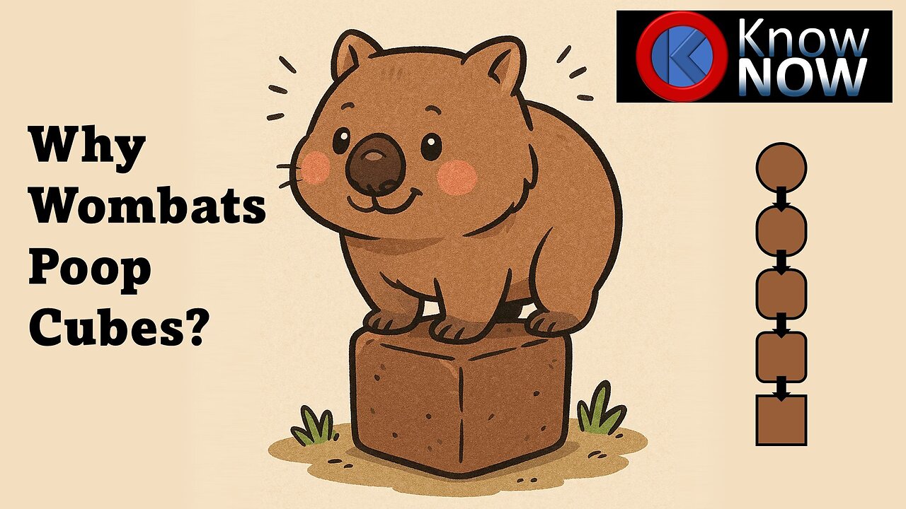 Why Wombats Poop Cubes?
