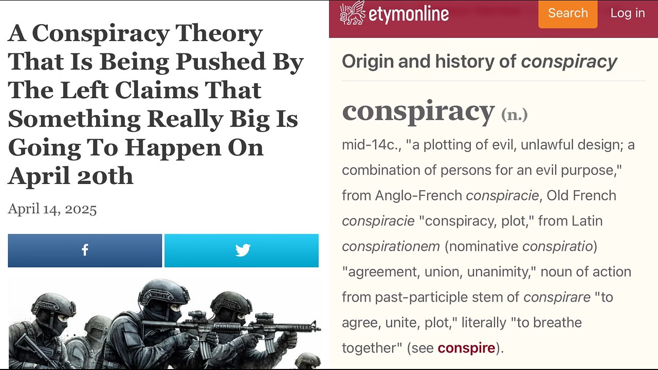 Conspiracy Theory that is being pushed…Something BIG Is Going to Happen on April 20th?