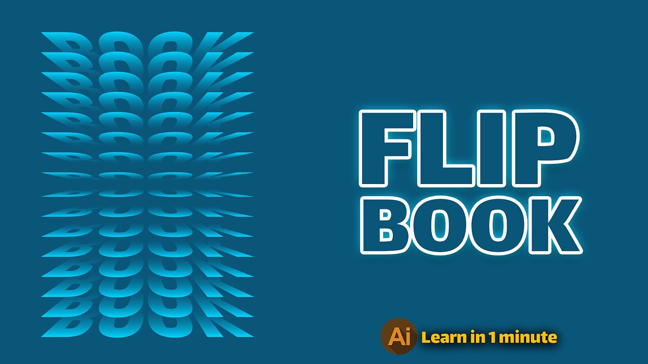 Flip Text effect in Illustrator