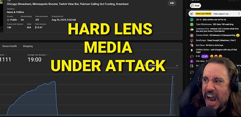 Hard Lens Media Under Attack During A Live Stream