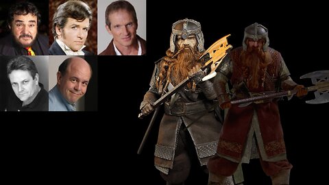 Animated Voice Comparison- Gimli (Lord of the Rings)