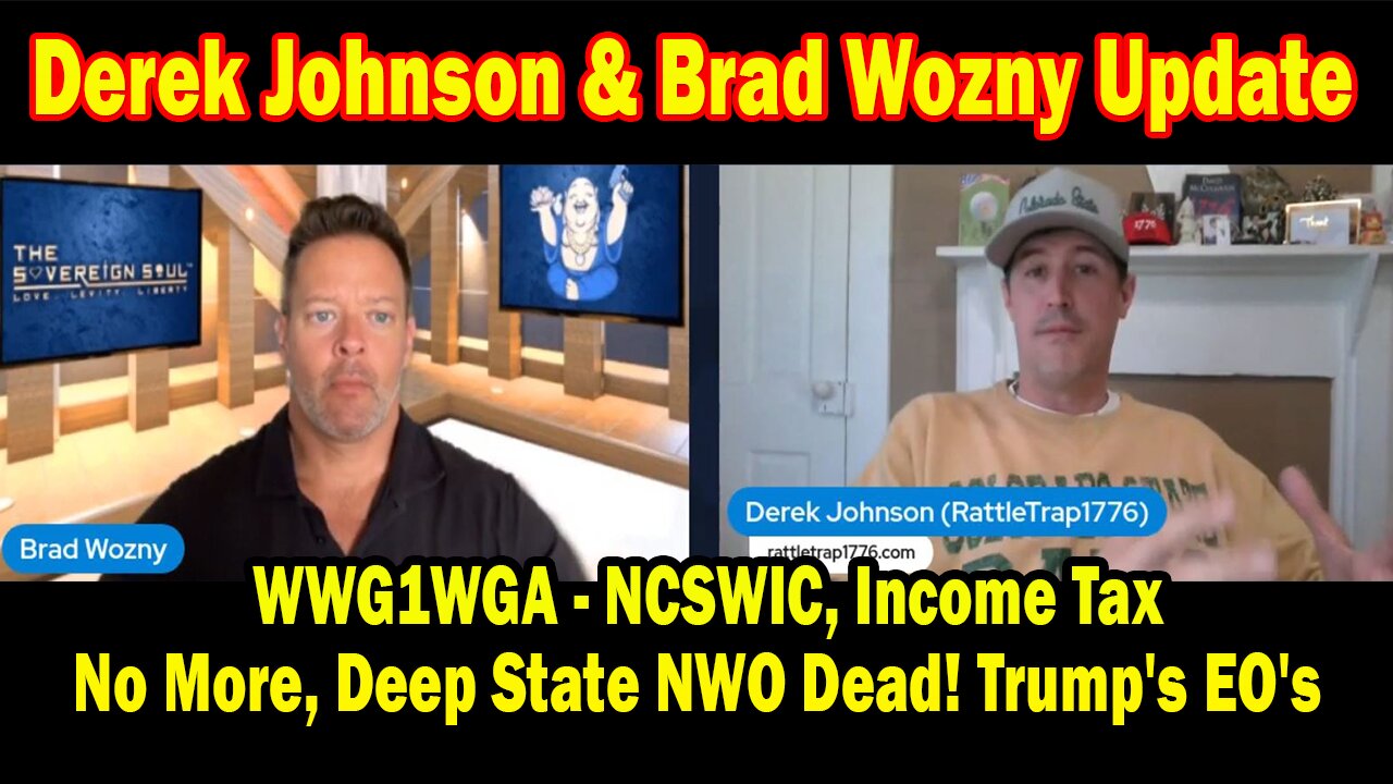 Derek Johnson BIG Intel Apr 10: "WWG1WGA! Important Update By Derek Johnson & Brad Wozny"