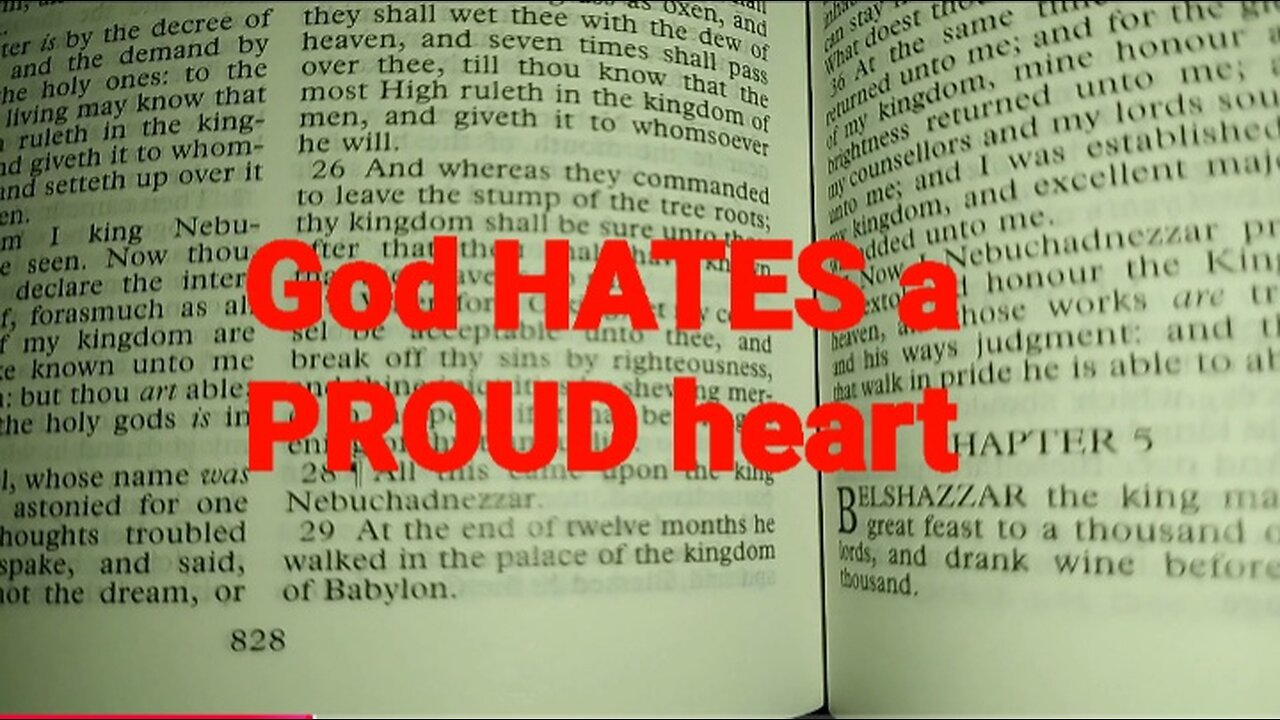 The dangers of pride