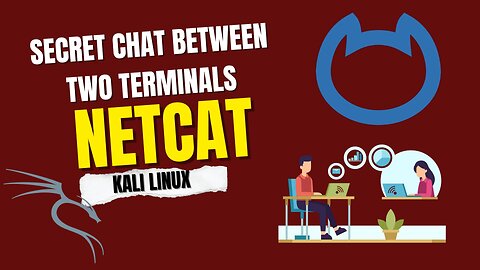 Secret Chat Between Two Terminals Using Netcat on Kali Linux 💻🔐