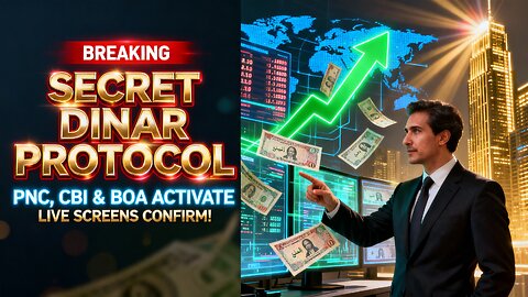 🚨 PNC, CBI & BOA Activate Secret Dinar Protocol — Live Screens Confirm! 💰🏦 💥 Iraqi Dinar News 2026