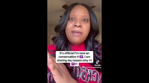 Black Woman Accepts That She's A Conservative Even As Leftists Try To Gaslight And Insult Her