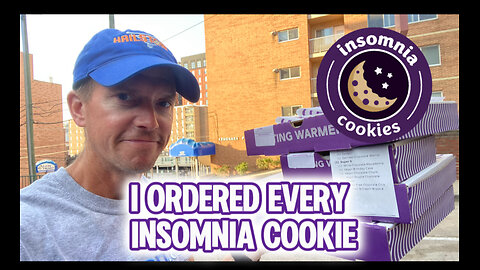 I Ordered Every Cookie From Insomnia Cookies