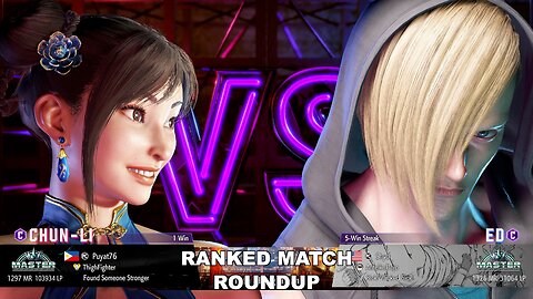 Kuya Kalbo SF6 Ranked Roundup. Chun Li Master Rank [Hori Fight Stick]