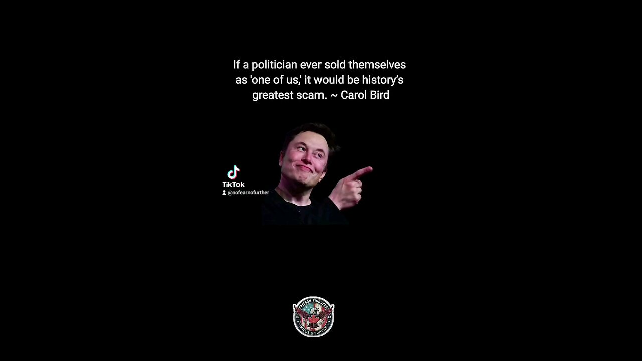 When they call themselves out... you know it's serious... #politics #news #ElonMusk #DonaldTrump