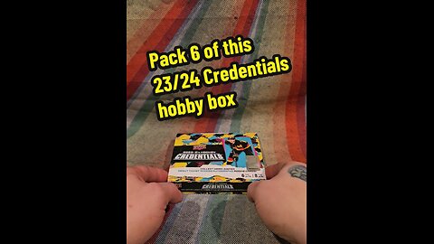 Pack 5 of this 23/24 Credentials hobby box
