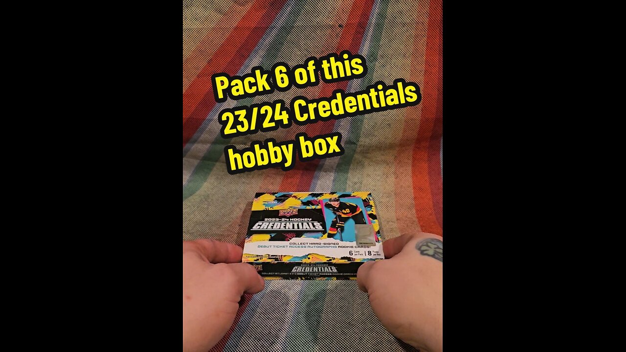Pack 5 of this 23/24 Credentials hobby box